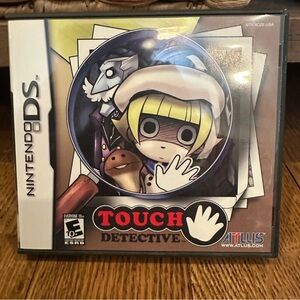 Nintendo DS Game - Touch Detective (2007) with Original Case & Manual